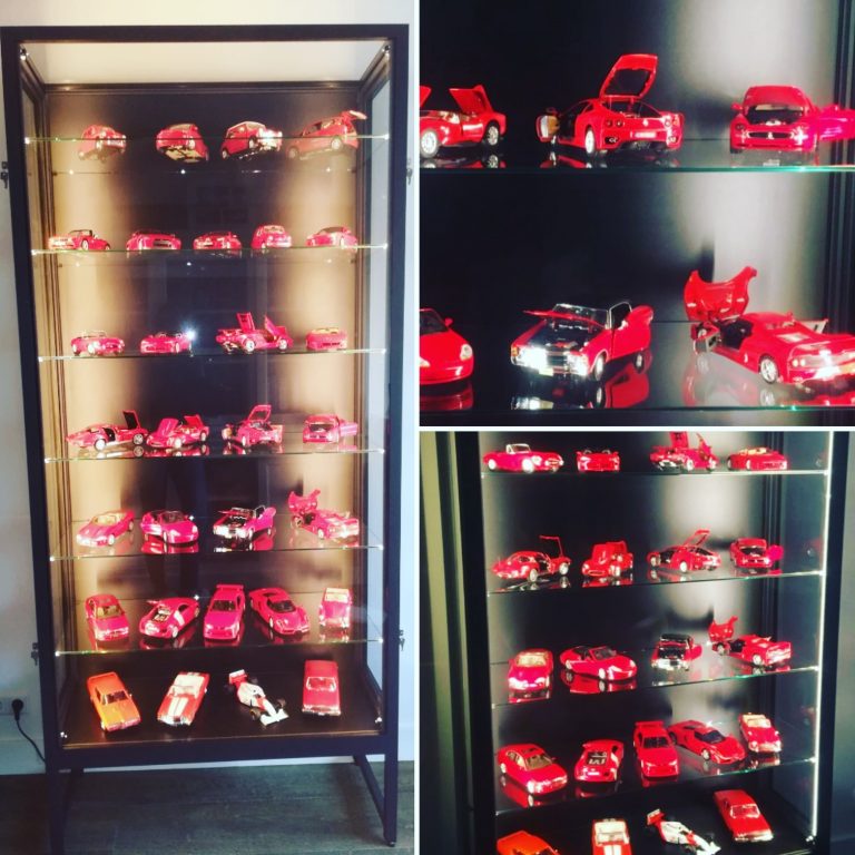 Vitrinekast miniaturen