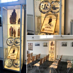 Vitrinekast Galaxie 600 wit met dimbare ledstrips